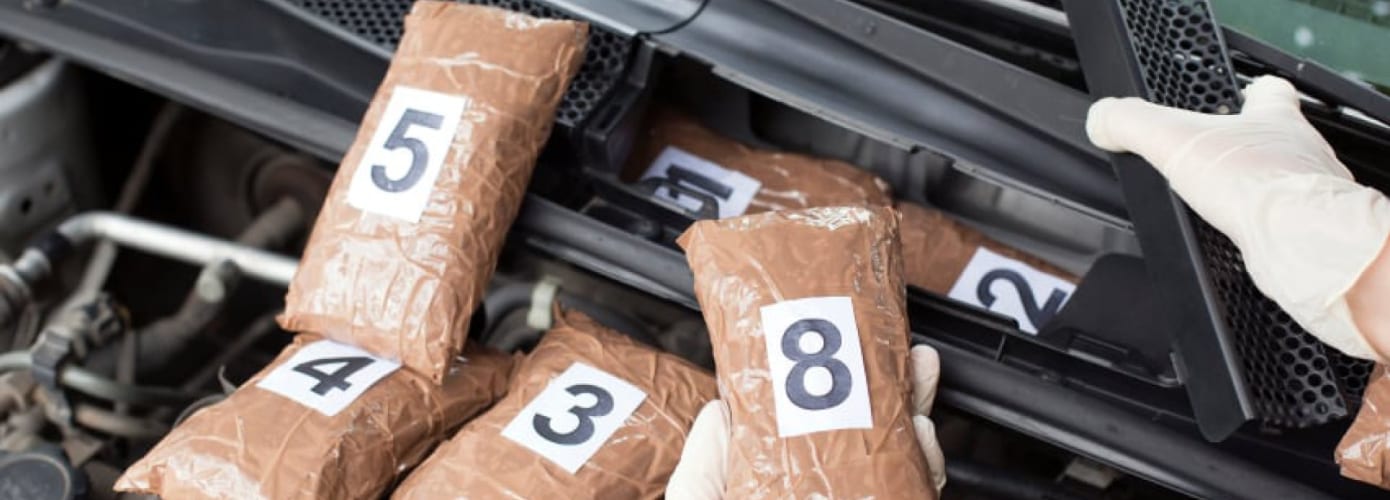 Drug Packaging In Car